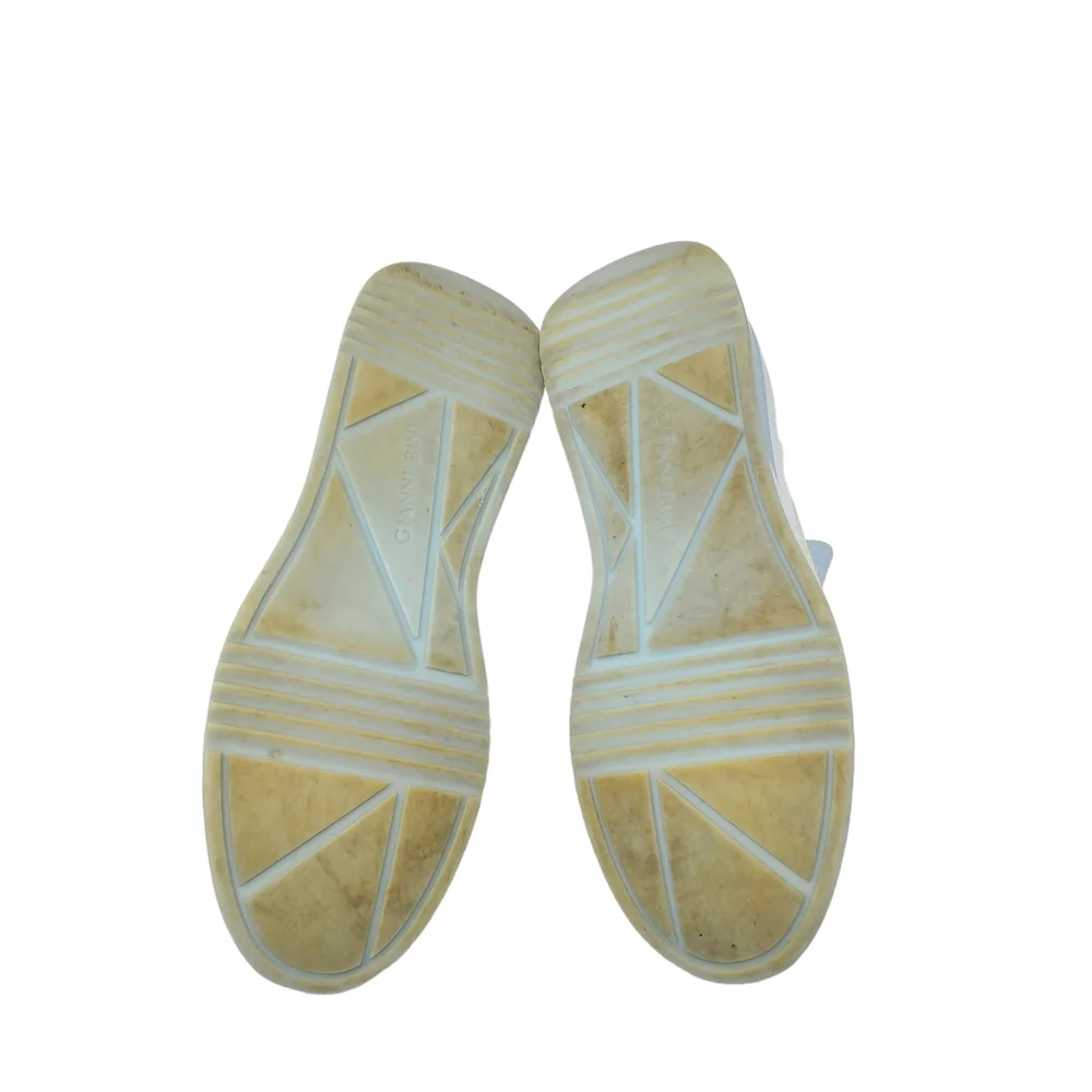 Giani Bini Valeah Knit Sneaker Pastel Light Blue Yellow Pink Womens Size 9